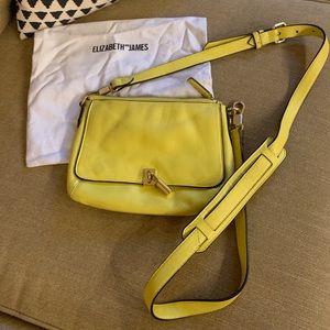 Elizabeth & James bright yellow crossbody bag